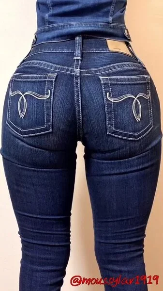 長身モデルの美尻ジーンズ!自慢の極上ギャルデニムSTYLE★男を挑発する下品なム
