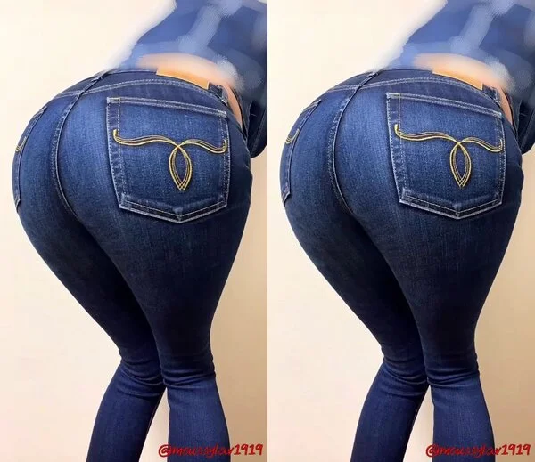 moussyつきだし丸尻?デニムのままパンパン突いて～?