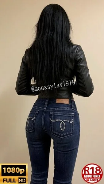 moussy濃紺スキニーデニム❤️ムラつかせるジーンズの後ろ姿?ぶっかけ用極上尻