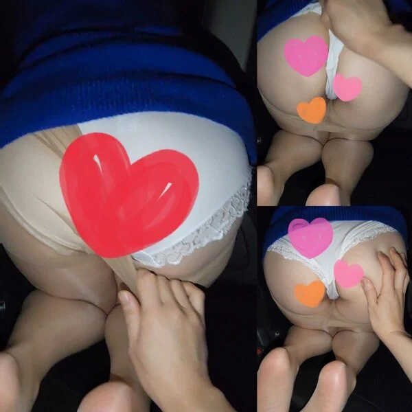 【青ニットミニワンピ】デカ尻の風俗嬢にお出掛け先で■■■■4