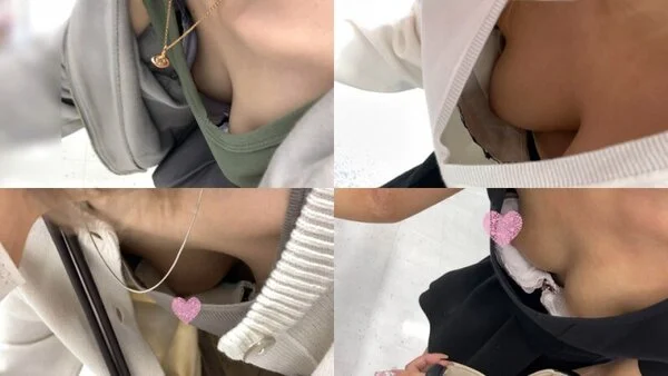無料サンプル【胸チラ動画】2024年に出品した4作品