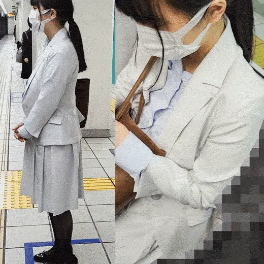 爆乳おっぱい姉さん見ーつけた♡OLに変身したGカップ美女を通勤中に【おっぱい悪戯