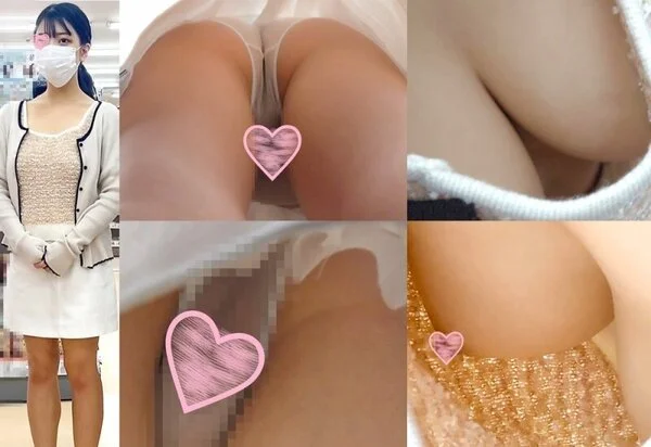 【豪華3名分】ノーブラ爆乳店員の絶景卑猥アングル/スケスケTバックからマ●コ丸見