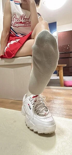 チアが履いてる靴下の実態写真臭❤︎