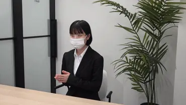 《企業面接》就活スーツ女子の面接の一部始終。Vol.31