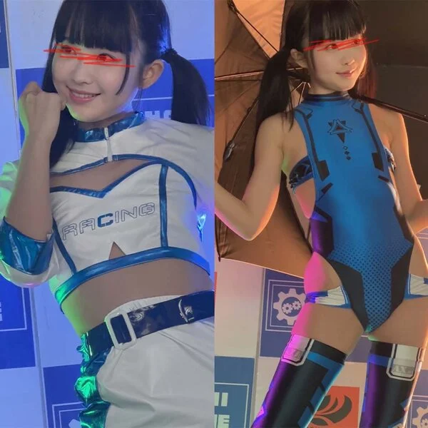 〔非コンプラ動画(68)〕レースクイーンハント■■/K○○D●○○CING