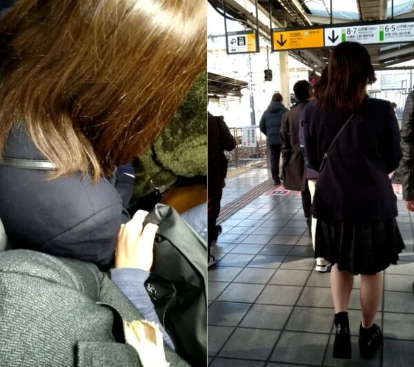 梟の痴〇報告034特別編(同じ制 服女子を連日痴〇4日目集団)