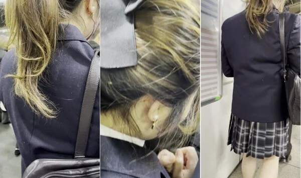 梟の痴〇報告050(東海の帰宅ラッシでギャルな制 服女子に生マン)