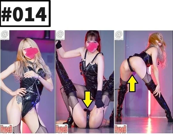 【4K撮影】スレンダー美人♥アソコが見えそうな激ヤバ衣装(笑)半ケツと美脚見せつ