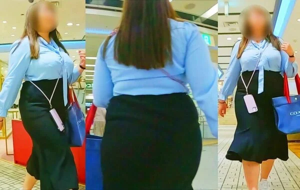 No.62巨乳×巨尻のはち切れそうな全身ムッチリ感がそそるOLさん