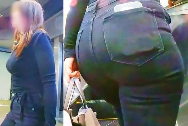 No.66ムチっとしたデカ尻の張りとキレイな乳ラインを浮かせて周囲に色香を振りま