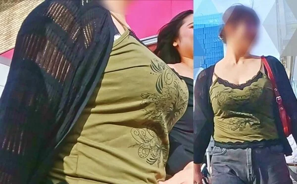 No.70デッかいナマ乳ぶら下げて羞恥心もなく周囲のおっぱい好き男子を誘惑するム