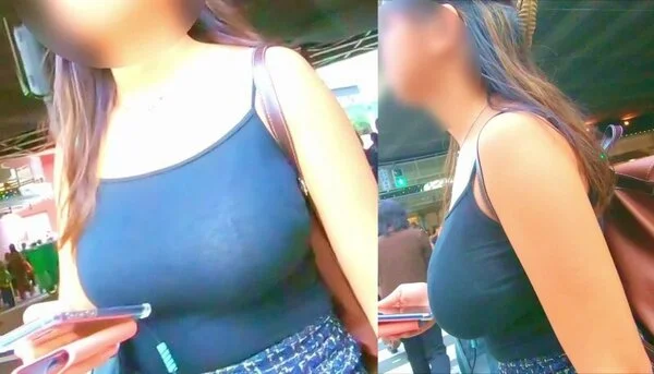 No.286【オマケ付き】重量系巨乳のたっぷり感に周囲の乳好き男子は思わずゴクリ