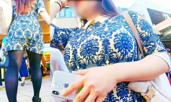 No.234ボリュームあふれる乳&尻ダブル肉厚でワンピースがタイト化してしまって