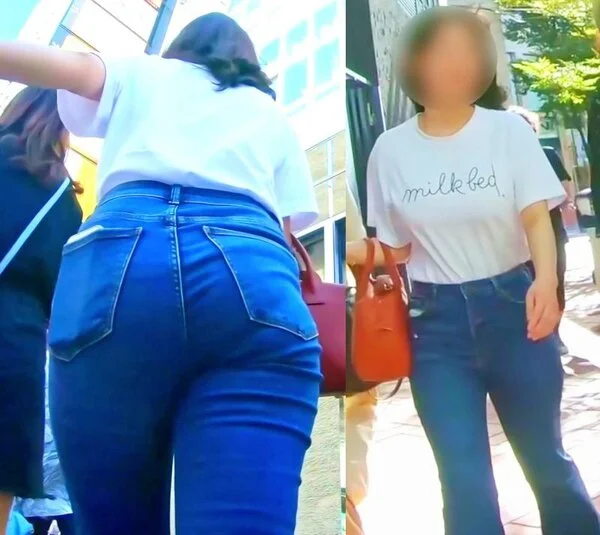 No.230デカ尻ボリュームでデニムがパツパツのおっぱいの揺れからもポテンシャル