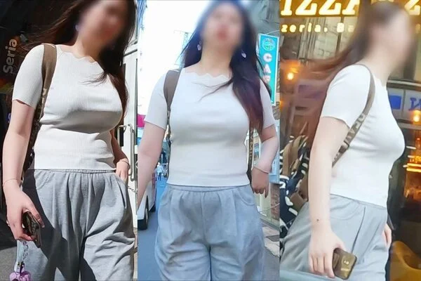 No.81タプンとした巨乳の膨らみから目が離せないお姉さんに密着取材