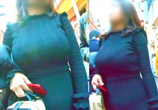 No.348爆乳を跳ねるように揺らして存在感を示すお姉さんのサービス精神に集中撮