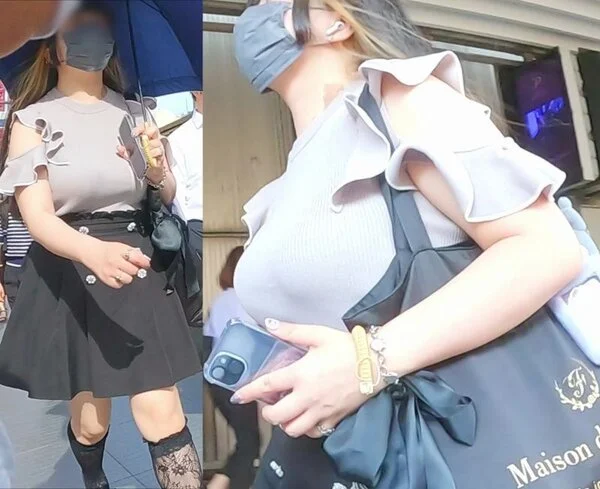 No.89圧巻巨乳を包み込み…というより押し込んだかのような乳圧&揺れがたまらな