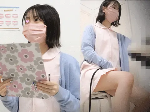 美女系歯科衛生士/エチエチ透けパン丸見え【ナース服】