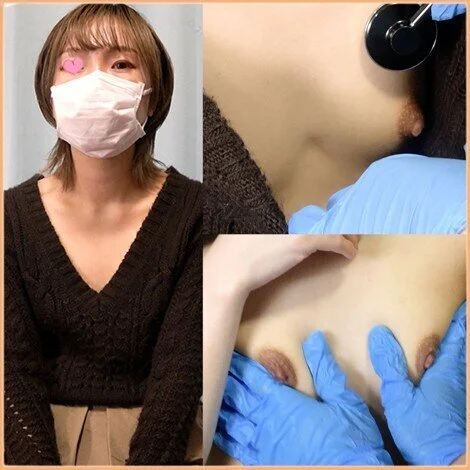 美女の乳輪をお触り/綺麗な乳輪を弄り揉みしだきワクチン接種/純白パンティ【素人】
