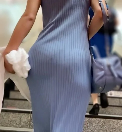 《体がエッチ!絶妙な透け感のTバックもエロいセレブ美女》