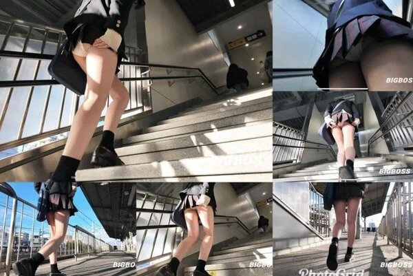 【4K】超激ミニローアングル003 “2日間追跡撮影!清楚系スタイル抜群激ミニち
