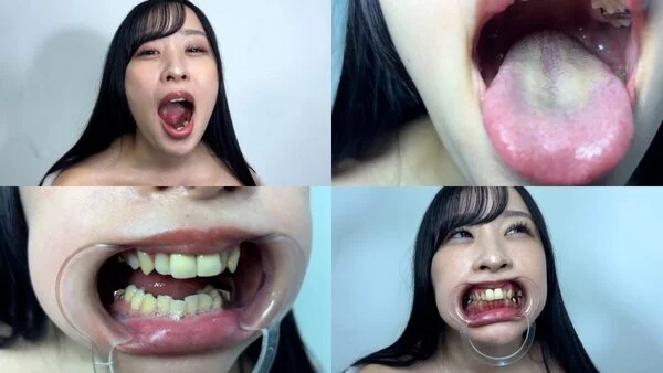 喉ちんこが可愛いゆのちゃんの口内観察 nko07-4