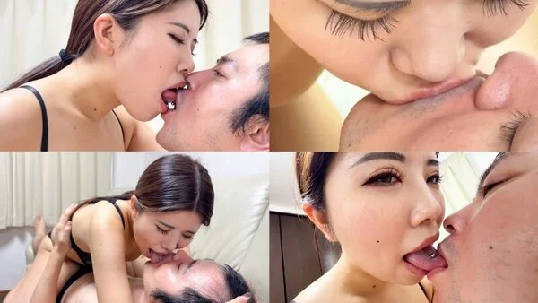 息遣いが色っぽいもなかちゃんがM男に濃厚キス kist05-2