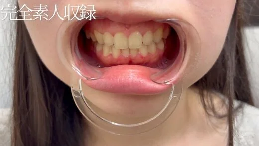 【素人・口腔フェチ】男性経験なし 超名門■■■育ちの箱入り娘口の中を隅々まで公開