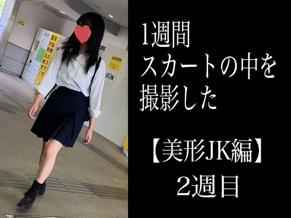 4K【5日間連続で逆さ撮り】4か月ぶり、美形■■のスカートめくり