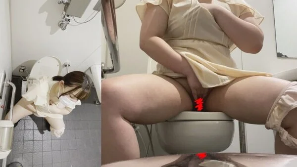 とある商業施設の3Fショップで働く爆乳お姉さんの乳首弄りオナニー!感度高めていく