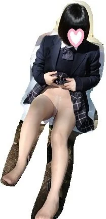高校卒業したて超美■■△制服+黒タイツ+肌色パンスト△まや6(サービスショット)