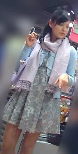 006 逆さ撮りフェチ スタイル抜群お嬢様モデル系美女のP