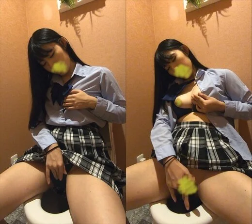 デパートの■■■でこっそりオナニーしちゃうJ〇⑰