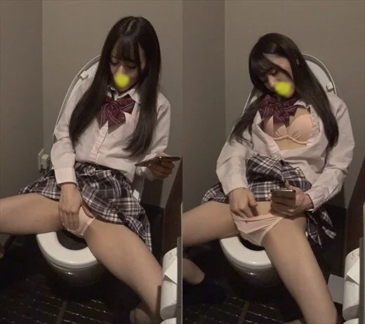 デパートの■■■でこっそりオナニーしちゃうJ〇51
