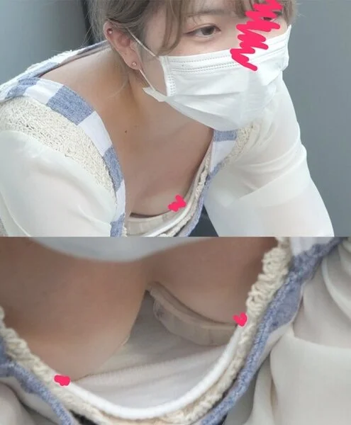 【陶芸体験中の胸チラ#41】知的美女の乳首!日焼けJDのエロおっぱい!計3名