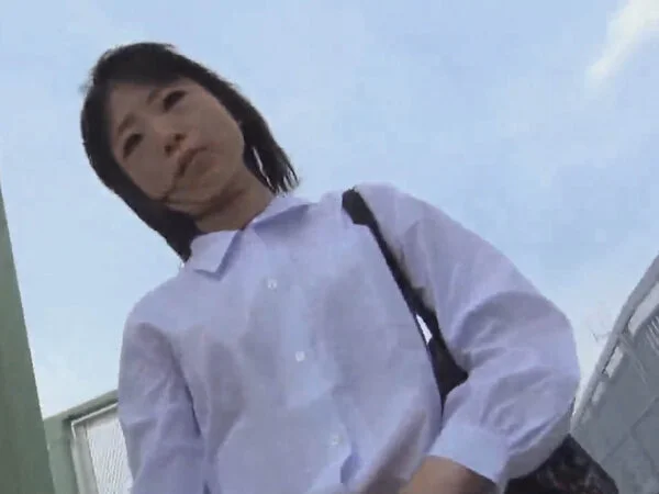 娘の友達(推定145cm)と禁断ハメ撮り第一弾 通学路の歩道橋でパンツ露出、お風