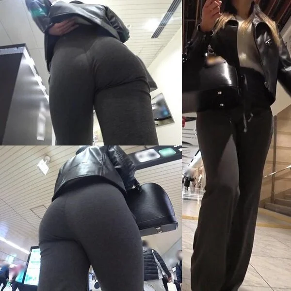 【デカ尻お姉さんの街歩き】☆左右に大移動する迫力満点の肉尻!