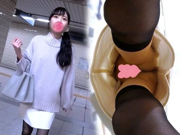 【ノーパン探訪】清純系お姉さんのスカートの中の秘密!