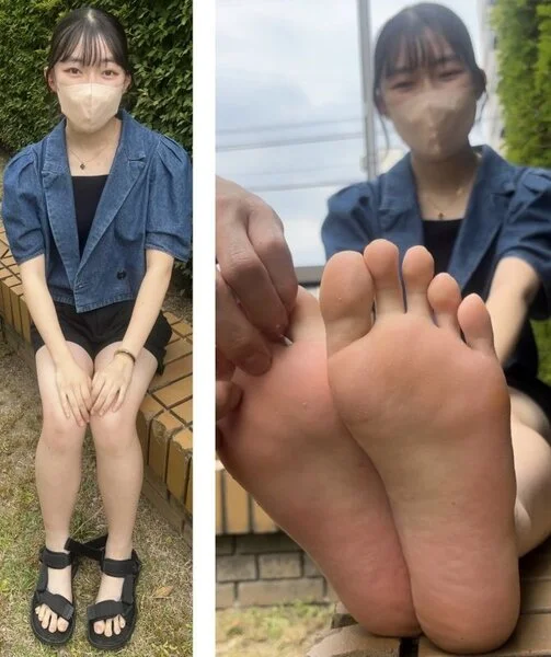 20歳23.5cm美女足裏くすぐり!3分5秒