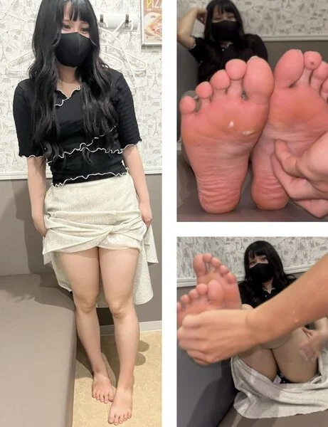 24cm超絶美女、激弱足裏くすぐり!3分10秒