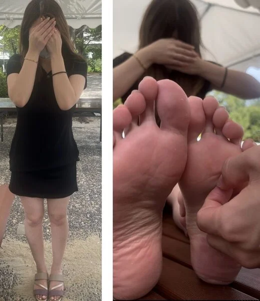 24cm美女、超絶激弱足裏くすぐられて大暴れ!3分51秒