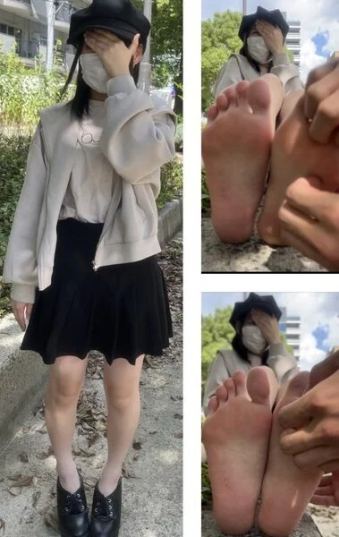 23.5cm超絶美女弱足裏くすぐり!4分4秒