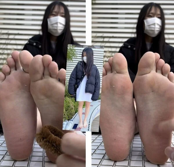 清楚系美女23.5cm激弱足裏くすぐり!4分9秒