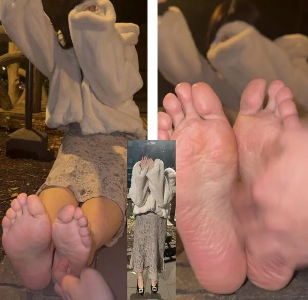 パンプス履き美女23cm弱足裏くすぐりグーパー!5分5秒