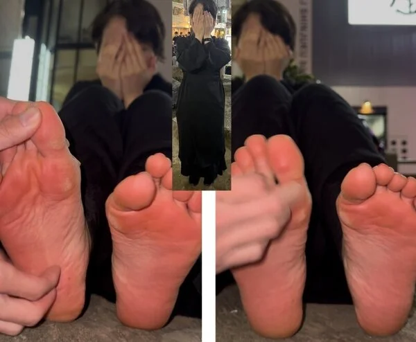 池江璃花子似ショート美女24.5cm激弱足裏くすぐり両足くらべ!5分25秒