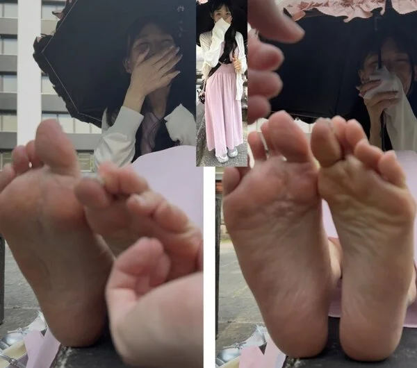 ゆうゆさん23.5cm弱足裏くすぐり!5分42秒