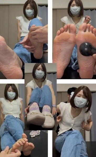 高身長美女25.5cmギリシャ型超激弱足裏、全身くすぐり!10分32秒