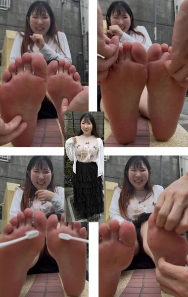 ねねねさん、23.5cm激弱足裏くすぐり!5分15秒