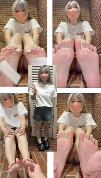 のらねこさん22.5cm激弱足裏くすぐりグーパー!5分20秒